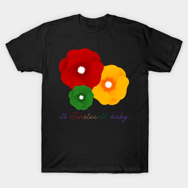 It's Juneteenth Baby T-Shirt by Santag